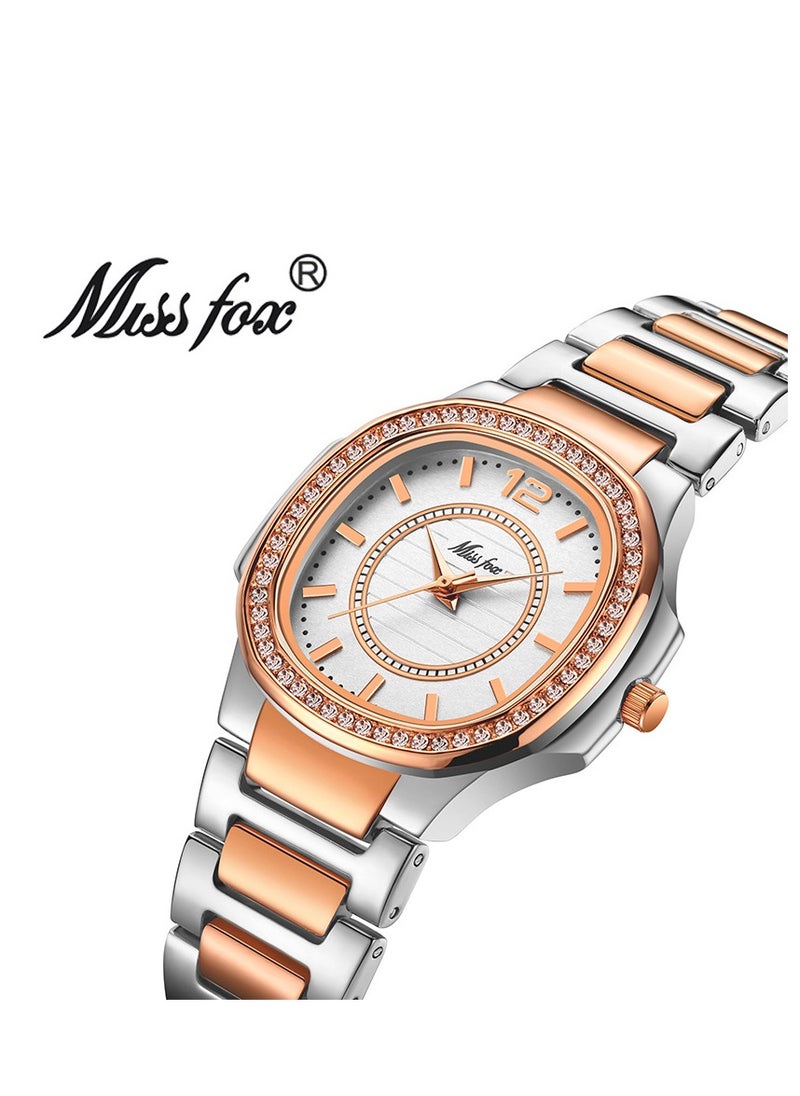 MISS FOX Women's Fashion Diamond Inlaid Watch  - Image 1