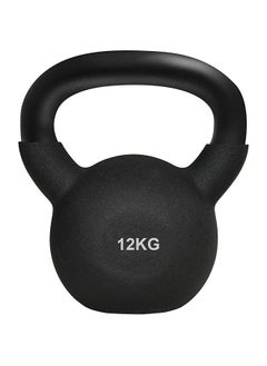 Yalla HomeGym Homegym Cast Iron Rubber Coated Kettlebell Floor Friendly Kettlebell 12Kg  - Image 1
