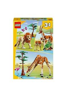 LEGO Creator Wild Safari Animals Building Toy Set 780 Pieces 780 Pieces (Ages 9+)  - Image 3