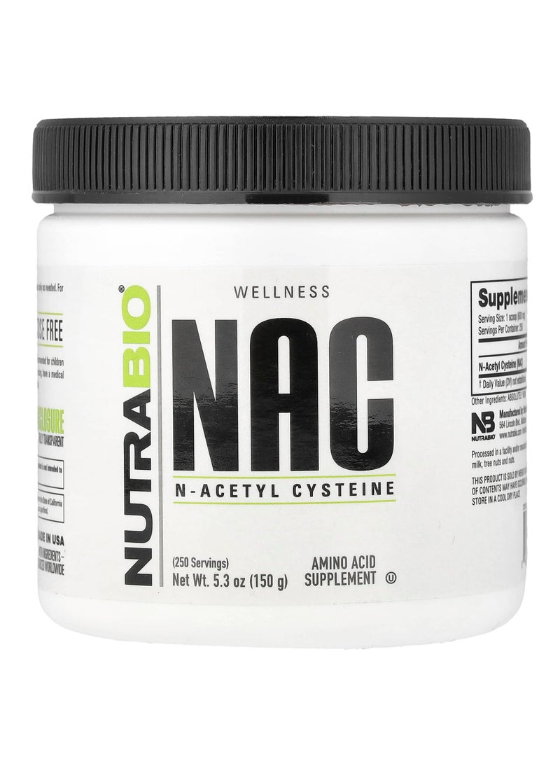 NutraBio NAC, 5.3 oz (150 g)