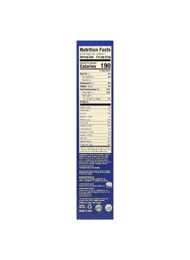 Food For Life Food For Life, Ezekiel 4:9® Sprouted Crunchy Cereal, Golden Flax, 16 oz (454 g)  - Image 2