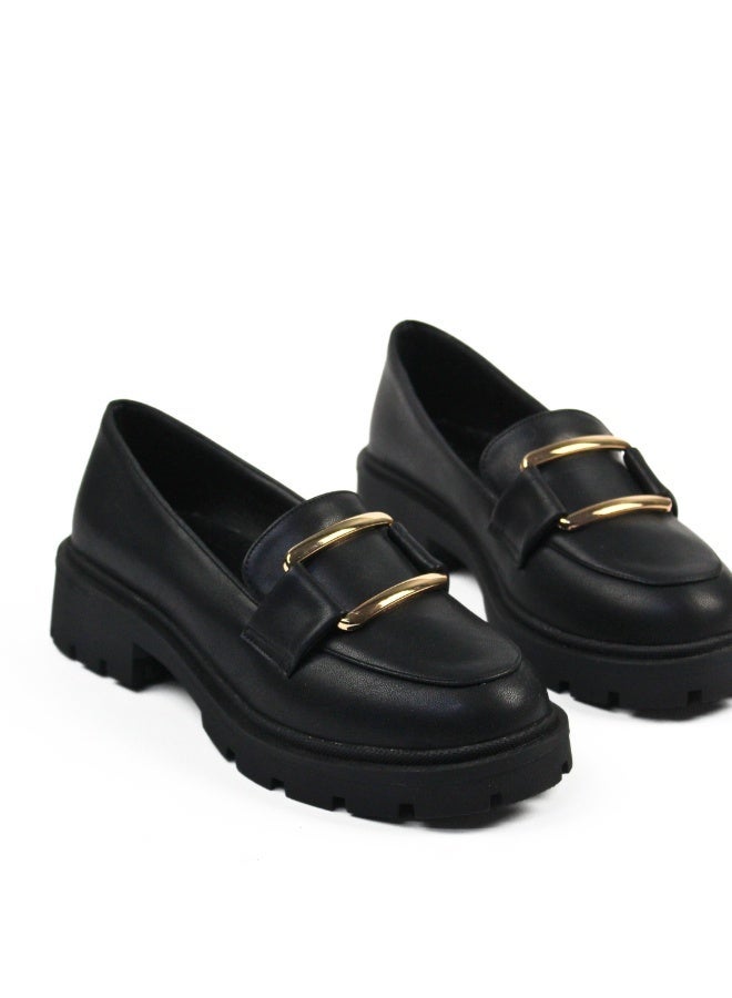 حذاء لوفر كاجوال رائع -اسود - Image 1