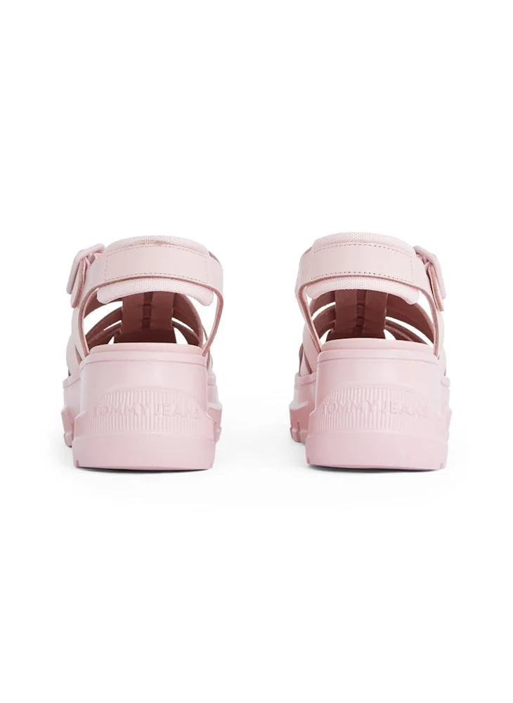 TOMMY JEANS Multi Strap Mid Heel Sandals