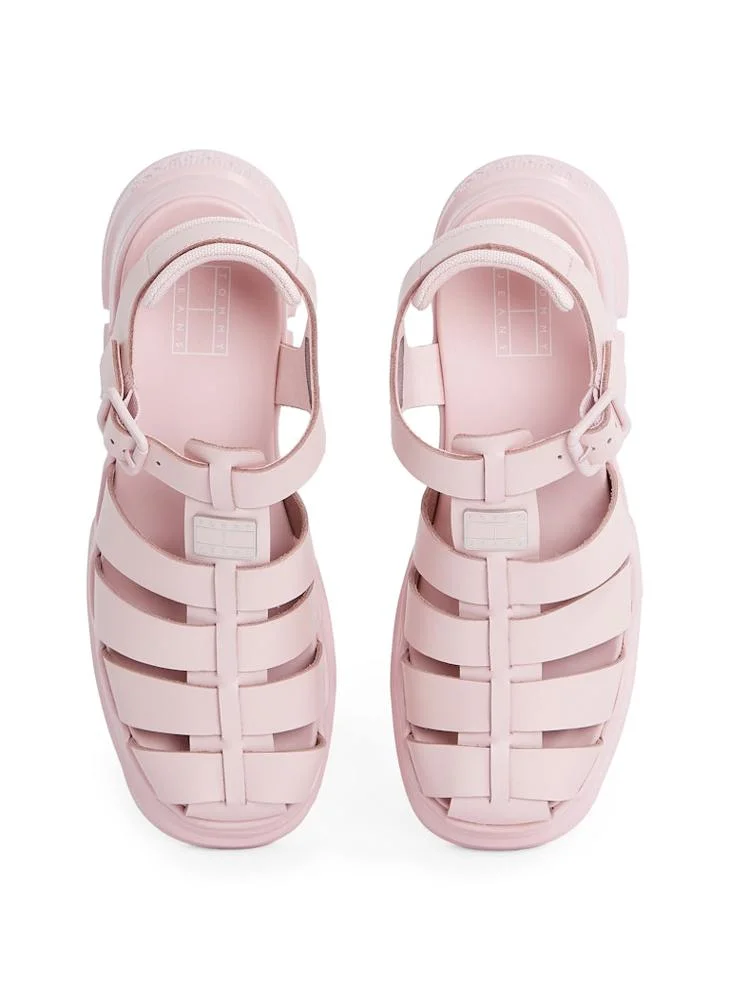 TOMMY JEANS Multi Strap Mid Heel Sandals