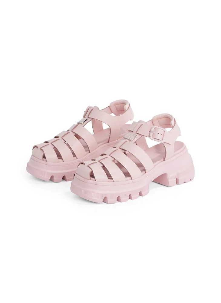 TOMMY JEANS Multi Strap Mid Heel Sandals