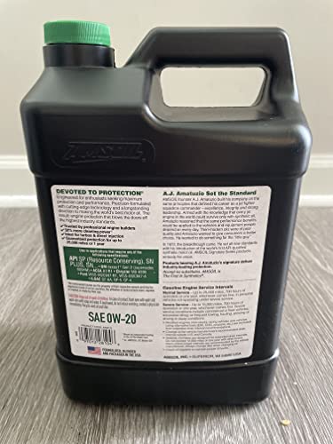 AMSOIL Signature Series 0W-20 Synthetic Motor Oil - Gallon - Image 2