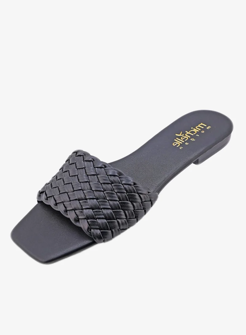 Michelle Morgan BLACK 092-2266 Michelle Morgan Casual Ladies Slides Black for Women | Best Price UAE