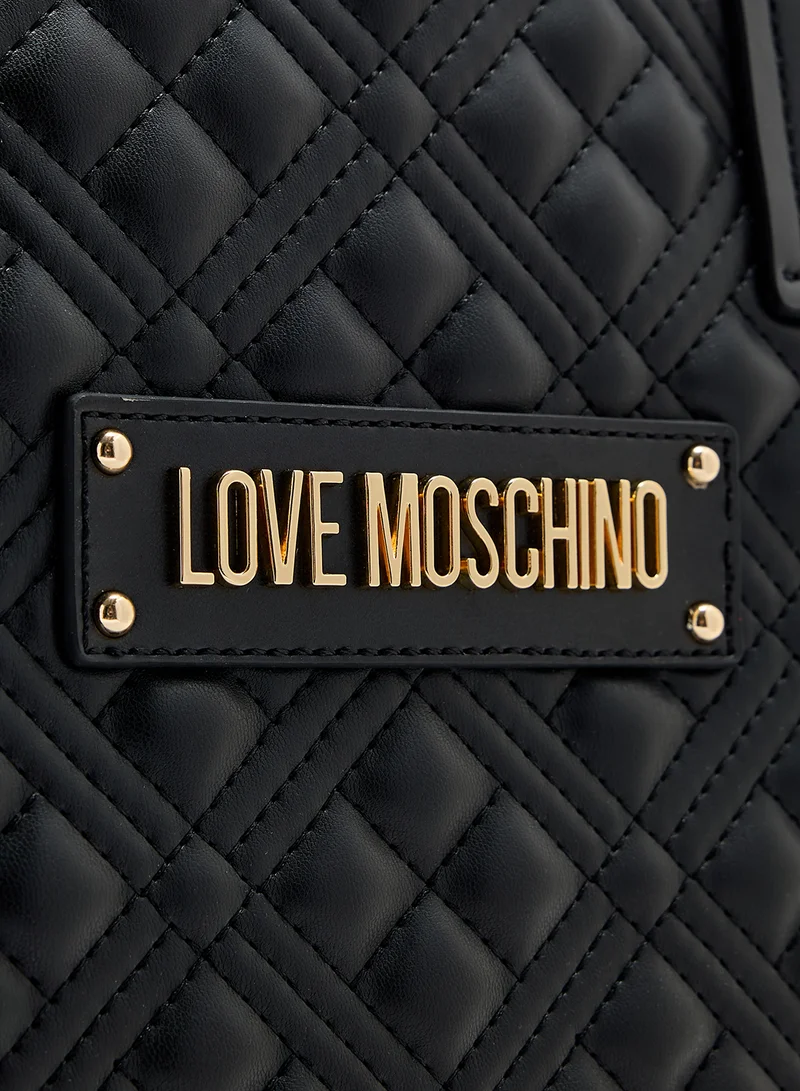 Love Moschino Top Handle Zip Over Tote