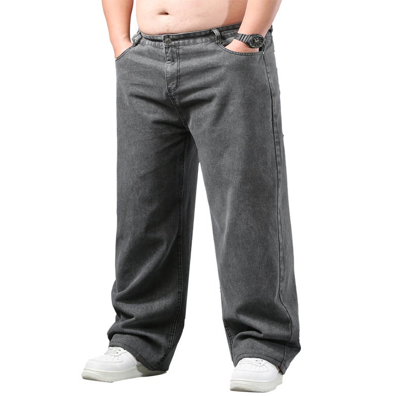 Unisex Classic Denim Jeans Loose Fit Daily Outdoor Wear - Image 3