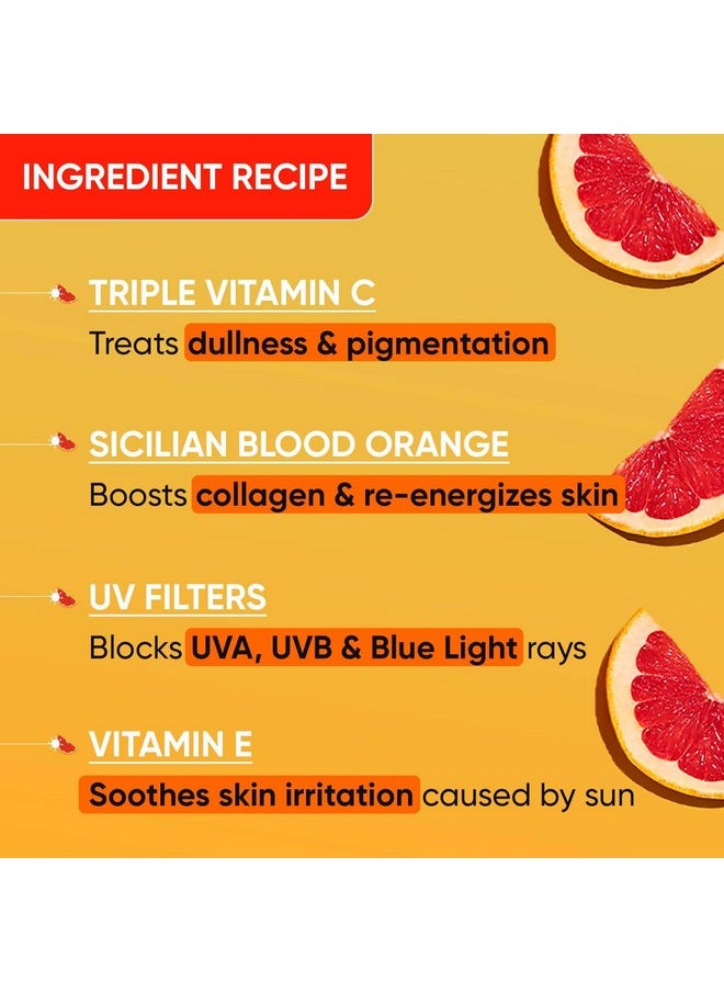 Dot & Key Dot & Key Vitamin C + E Super Bright Sunscreen SPF 50 Combo (Pack of 2, 50gm each) | Water-Light, UVA/UVB & Blue Light Protection | For Even Toned & Glowing Skin | No White Cast, | For All Skin Types  - Image 5