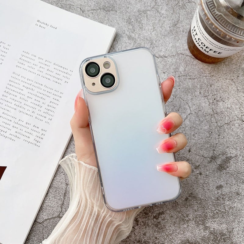 HuHa Protective Cover For iPhone 14 Plus Chameleon Series Acrylic + TPU Phone Case (Gold) - Image 1