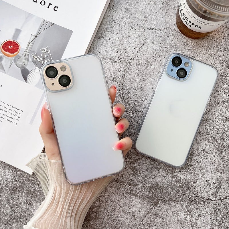 HuHa Protective Cover For iPhone 14 Plus Chameleon Series Acrylic + TPU Phone Case (Gold) - Image 2