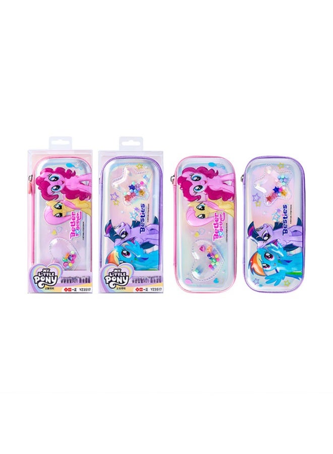 One Is A Pencil Case For Primary And Middle School Students, Stylish Eva 3d Storage Box With Large Capacity, Back-to Reward, Birthday Gift For Boys And Girls, My Little Pony B Style Transparent 3517 - Image 4
