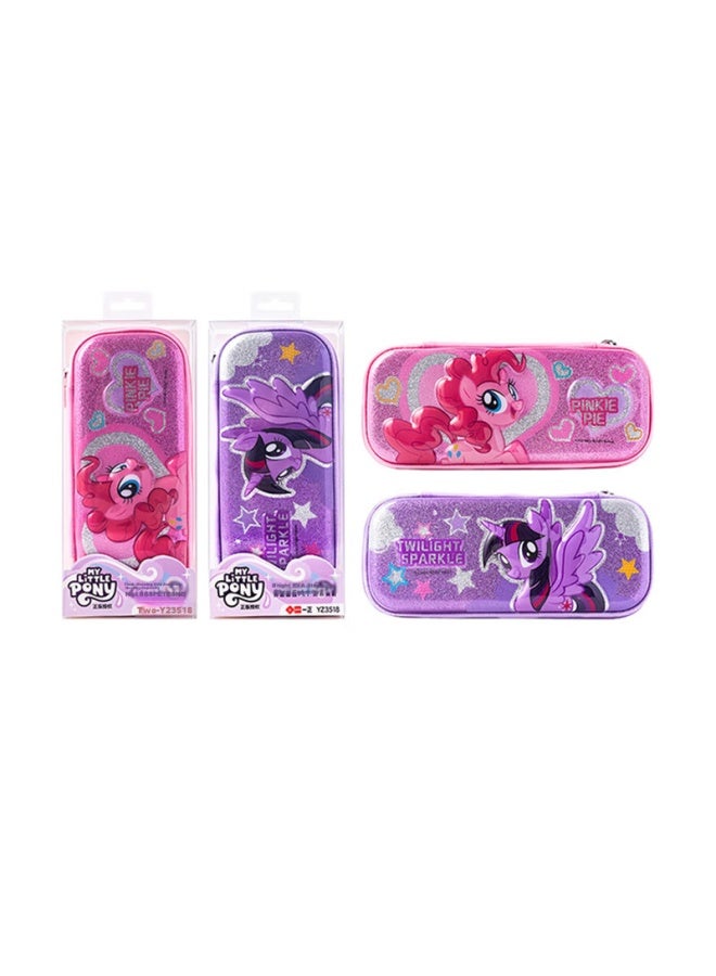 One Is A Pencil Case For Primary And Middle School Students, Stylish Eva 3d Storage Box With Large Capacity, Back-to Reward, Birthday Gift For Boys And Girls, My Little Pony B Style Transparent 3517 - Image 5
