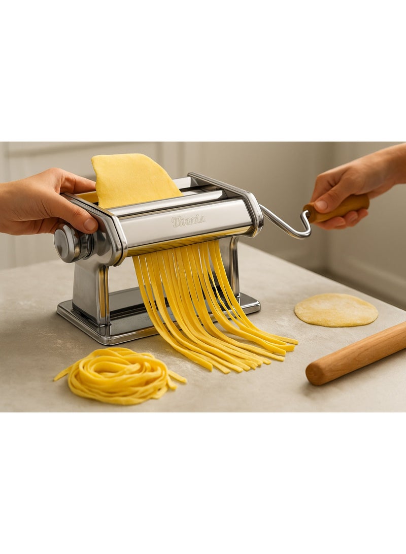 تيتانيا ايطالي ماكينة صنع المكرونة والنودلز اليدوية صنع في ايطاليا - Image 1