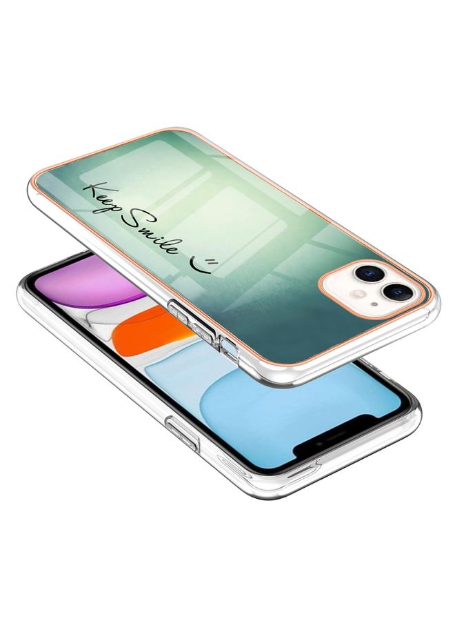Zaboon Case For iPhone 11 Electroplating Marble Dual-side IMD Phone Case - Image 3