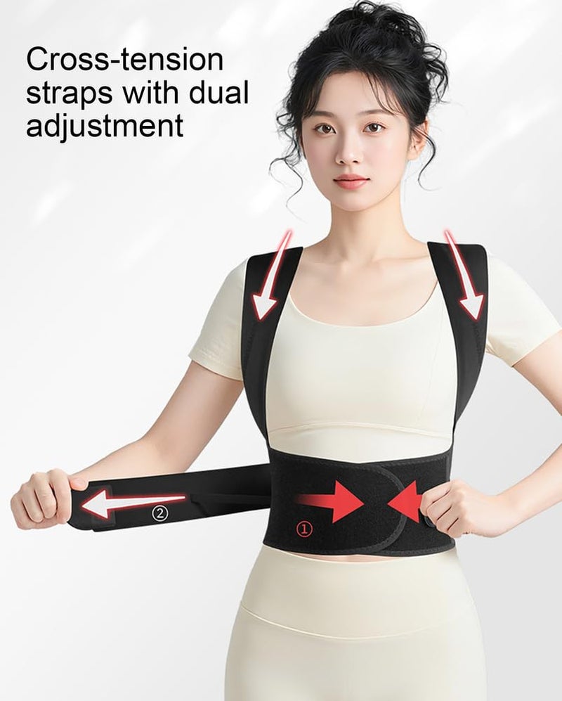 Large Posture Corrector Back Brace For Humpback Scoliosis Spine Curvature Support - Image 4