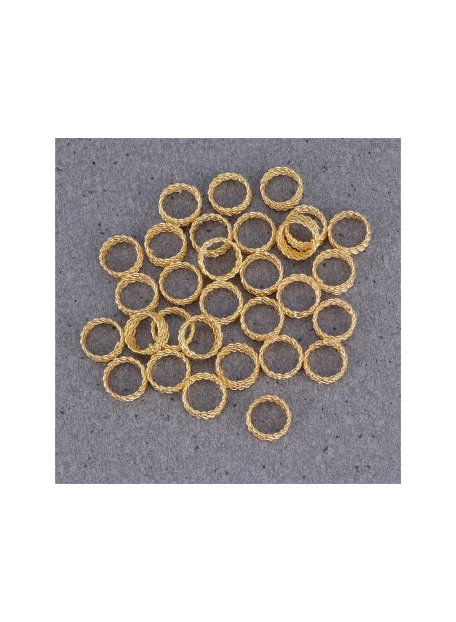 30PCS Dreadlocks Beads Dreadlocks Cuffs Adjustable Wig Iron Hair BraidsStrong Iron Hair Cuffs Rings Accessories for Man Woman Hair Extension (Silver)  - Image 1