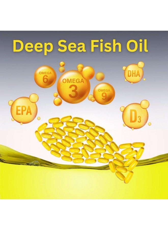 Cipzer Omega 3 Fish Oil Softgel Capsules | Rich in EPA & DHA | Supports Heart, Brain, Joint & Eye Health | Halal Certified | 30 Capsules - Image 4