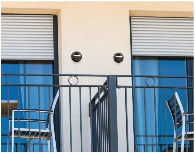 Westinghouse 6579000 Winslett Transitional OneLight Dimmable LED Outdoor Wall Light Sconce Dark Sky Friendly Textured Black Finish Frosted Glass - Image 5