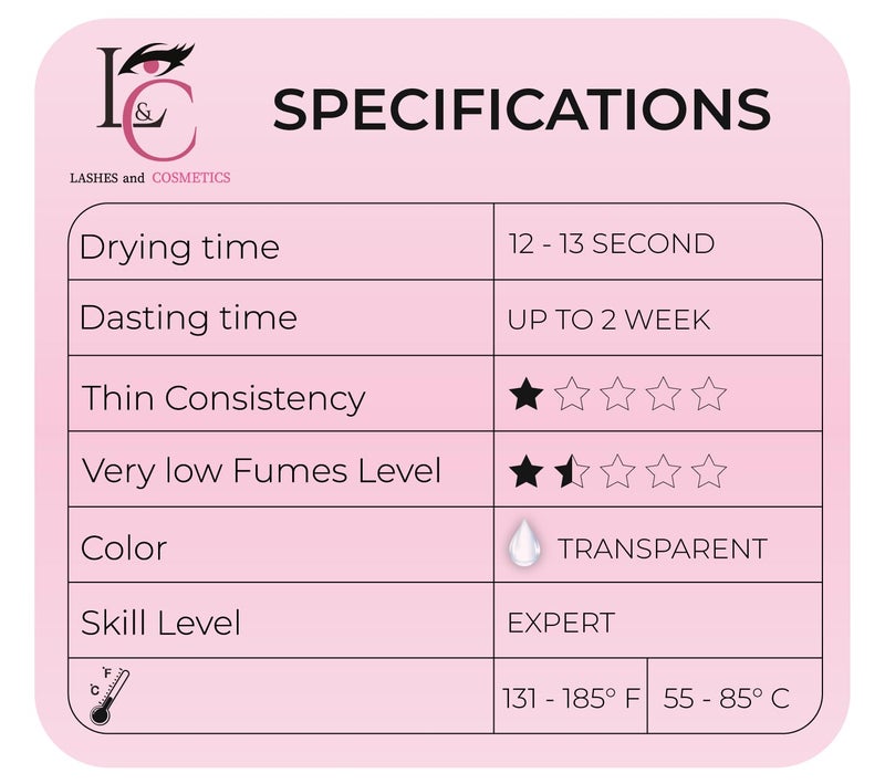 KC Republic Eyebrow Extension Glue Clear for Eyebrow Extensions Or Natural Looking Eyebrows, Sensitive and Easy to Use On All Eyebrow Extensions, Hypoallergenic Clear Eyebrow Glue - Image 5