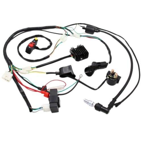 PRO BAT Complete Electrics Wiring Harness D8EA Spark Plug CDI Ignition Coil Kits for Chinese Dirt Bike 150cc 200cc 250cc Zongshen Loncin - Image 4