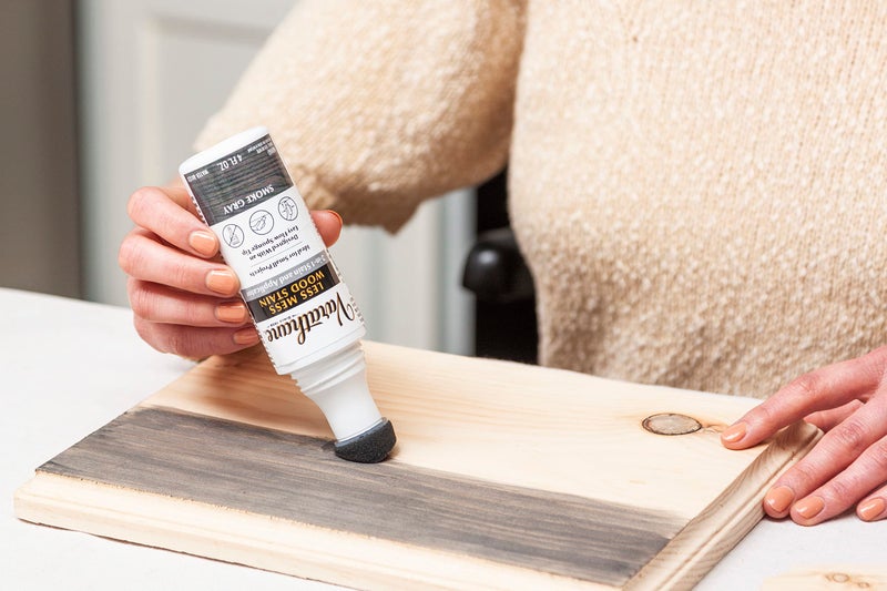 Varathane 368033 Less Mess Wood Stain and Applicator, 4 oz, Smoke Gray - Image 4