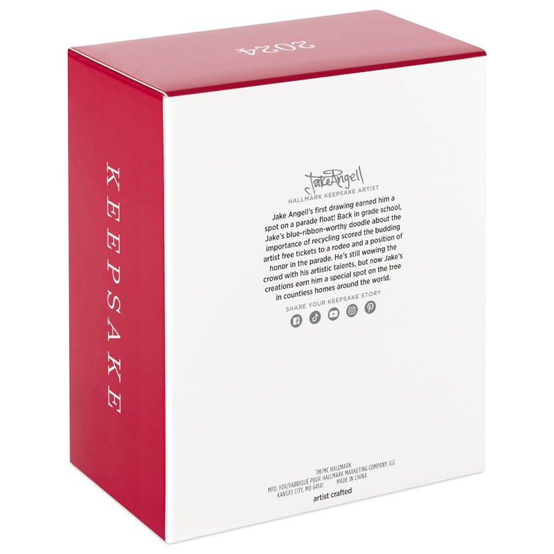 Hallmark Keepsake هولمارك تذكار زخرفة عيد الميلاد 2024 منزل Dragon Daemon Targaryen TV GIFTS - Image 4