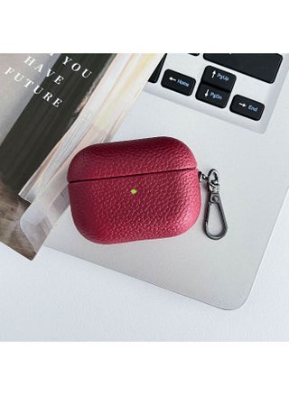 Suitable For Airpodspro For Apple Noise Reduction Bluetooth Headset All-inclusive Leather Case Easy To Carry Good Feel Earphone Case-Color:Wine Red-Applicable Model:Airpods Generation 3 - pzsku/ZB287B7300D85767E2C23Z/45/1747722633/75f1b11c-d10f-4f20-86a8-5b0c6afb05da