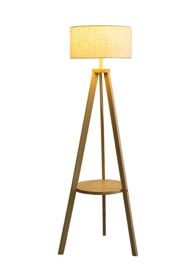 NKX Nordic Modern Bedroom linen cover Standing Floor vertical lamp With 9W bulb and Remote control  - Image 1