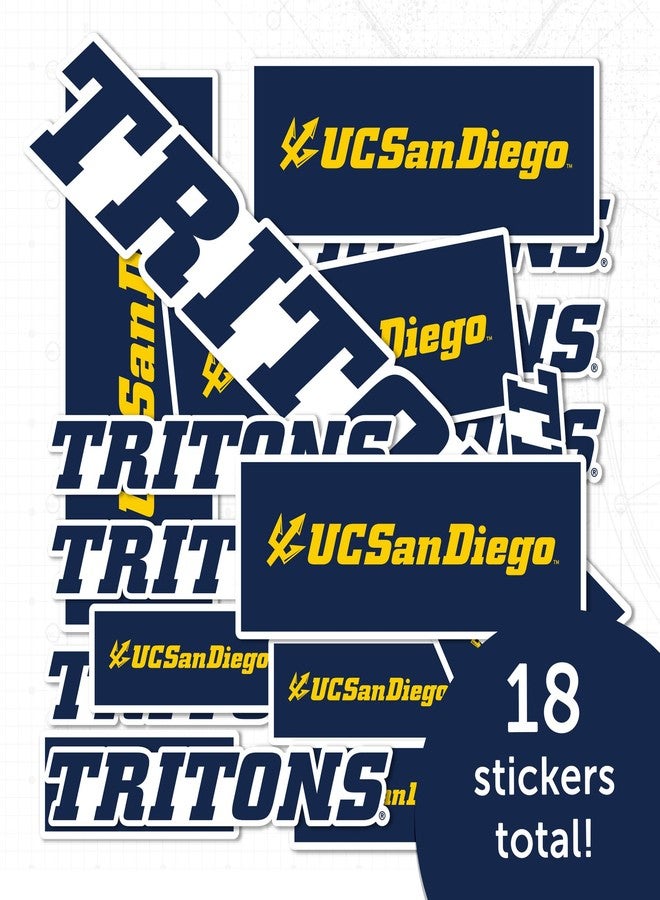 Desert Cactus University of California San Diego Sticker Tritons UCSD Vinyl Decals Laptop Water Bottle Car Scrapbook Sheet T1 (Type 1-1) - Image 5