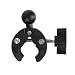 Leenconghui 1 Ball Adapter for Handlebar Clamp Mount Base Compatible with RAM Mounts B Size Double Socket Arm Bike Motorcycle Phone Mount Holder - Image 2