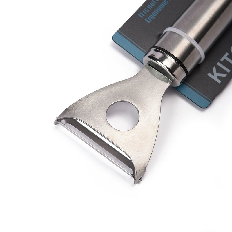 Stainless Steel Peeler with Metal Handle - Image 2