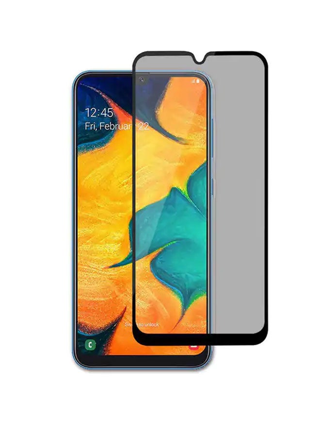 EYE CATCH 5D Anti-Spy Privacy Tempered Glass Screen Protector For Samsung M20 Black - Image 1