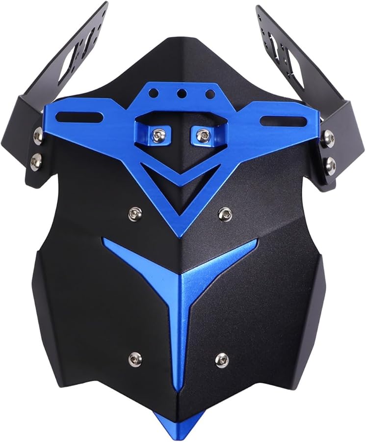 Aluminum Alloy Rear Mudguard Fender for Motorcycle Off Road Bikes Blue - Image 1