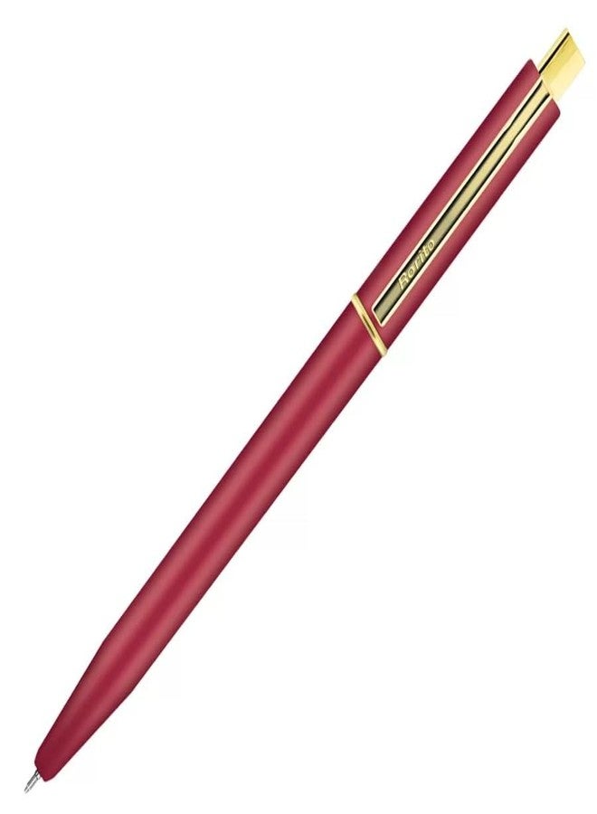 FIRST CLICK Jottek Feathersoft Gold Retractable Ball Pens, Set of 3, Multi Body Colours Blue Writings Waterproof ink Fully Gripped, Pens Body Color Coming as per stock Available. - Image 4