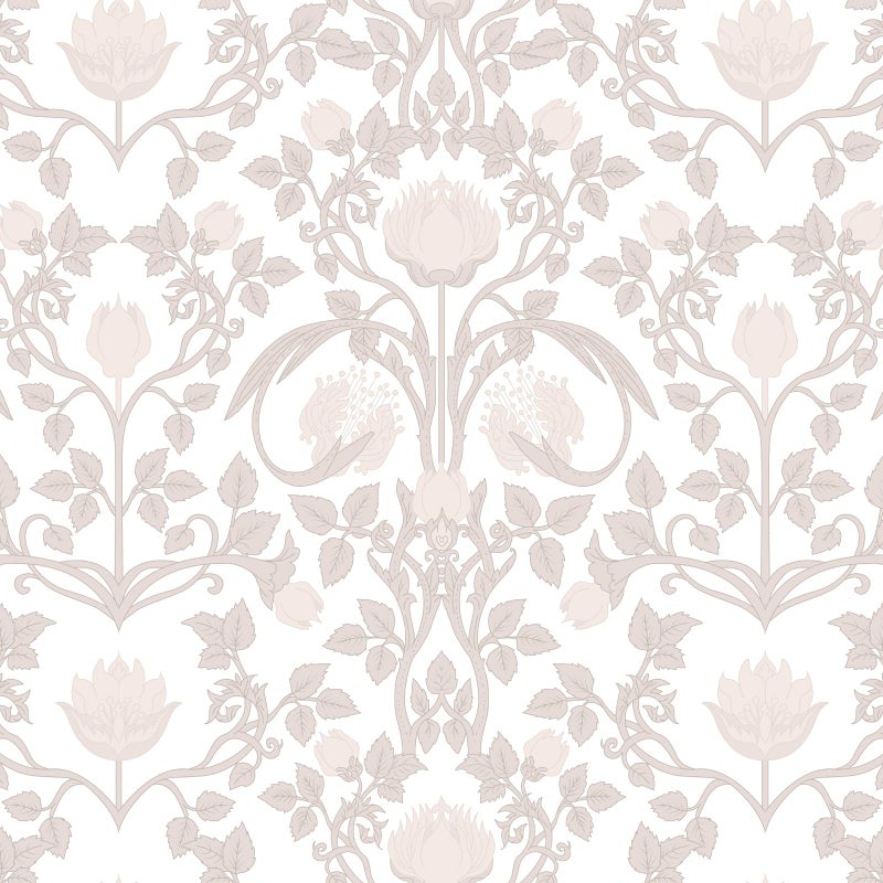 YXTII 17.3" Ã— 393.7" Pink Peel and Stick Wallpaper, Floral Wallpaper for Bedroom Bathroom Self Adhesive Removable - Image 2