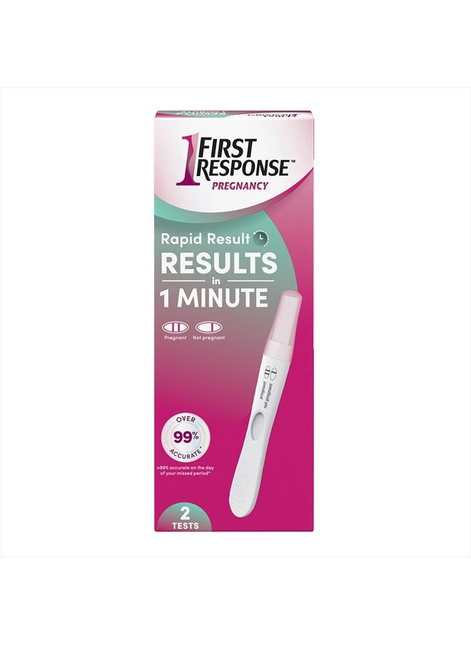FIRST RESPONSE - First Response Rapid Result Pregnancy Test, 2 Pack - Image 1
