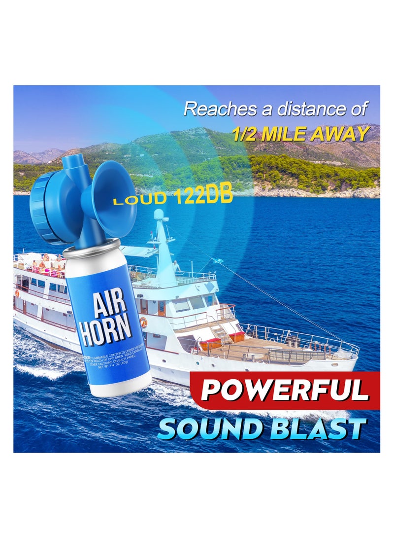 إسكدنيا 1.4oz Marine Air Horn, Compact and Loud, Safe for Marine Boating, Coast Guard Approved, Ideal for Emergency Use, Sporting Events, Outdoor Alarms, and Birthday Parties, Ensuring Safety and Fun - Image 2