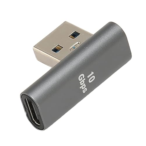 Tobo 90°USB 3.1 to USB C Adapter USB A Male to Type C Female Right Angle Coupler 10Gbps OTG Data Transfer Converter Connector for Smartphone,Tablet (TD-1052TC) - Image 1