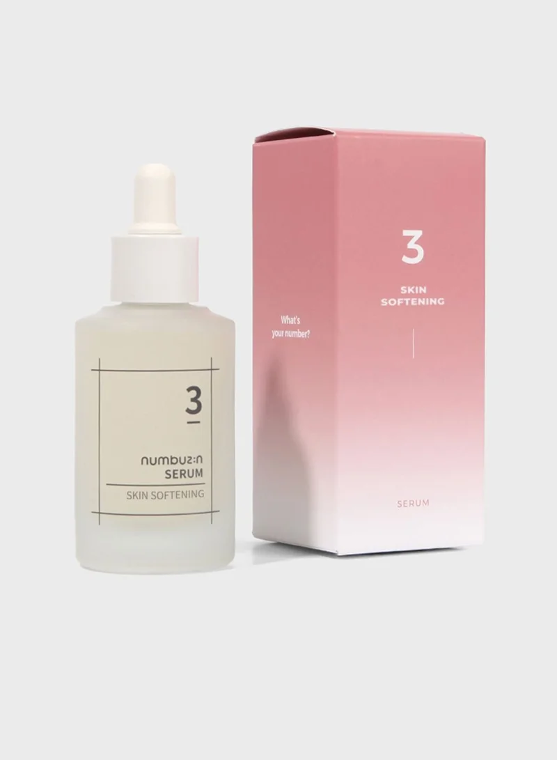 Numberzin No.3 Skin Softening Serum