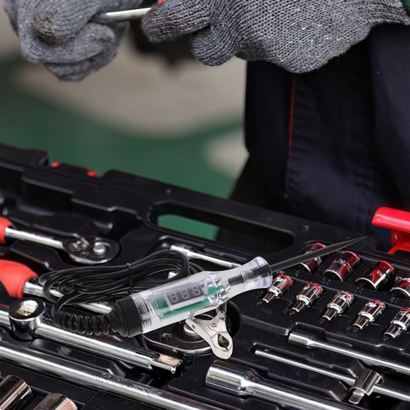 Multifunctional Car Circuit Tester With Led Voltage Display 6 24v - Image 5