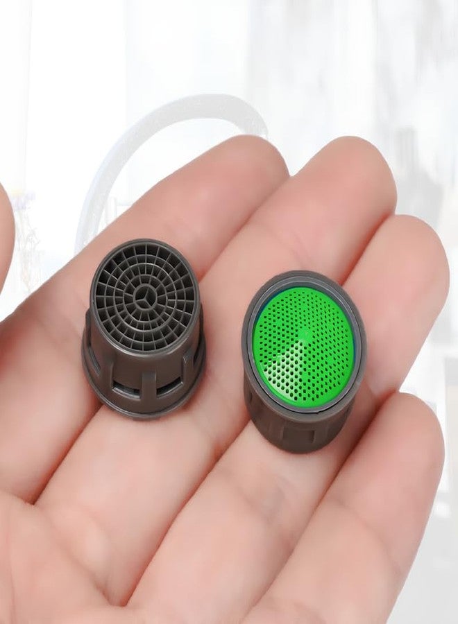 New Ware® Plastic Fusion Water Aerator Bubbler Filter Nozzle for Tap & Faucet | Eco-Friendly Water Saver | Reduces Water Waste | Healthy Flow Filter | Black | Pack of 20 - Image 2