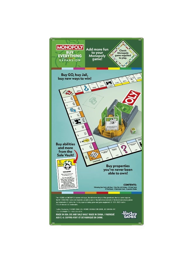 Monopoly Buy Everything Expansion Board Game - Image 3