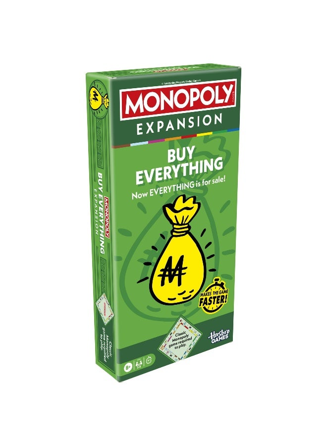 Monopoly Buy Everything Expansion Board Game - Image 1