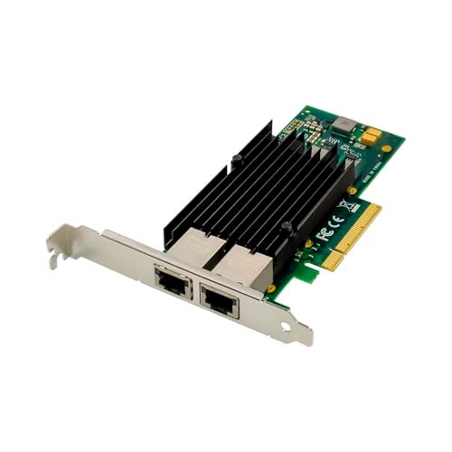 Millennium Technology 10Gb NIC Dual RJ 45 Port Ethernet Converged Network Adapter PCIe x8 with X540 T2 Chipset - Image 2