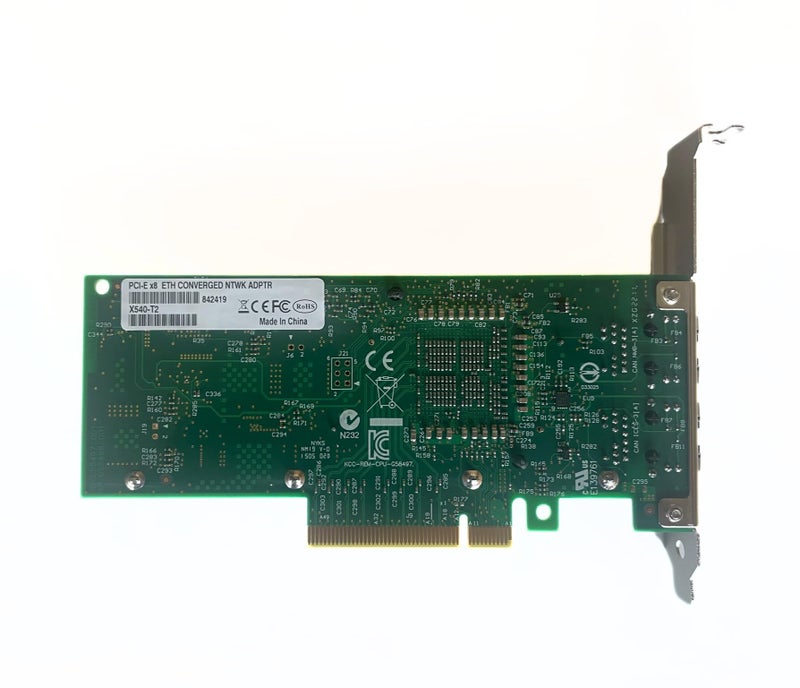 Millennium Technology 10Gb NIC Dual RJ 45 Port Ethernet Converged Network Adapter PCIe x8 with X540 T2 Chipset - Image 5