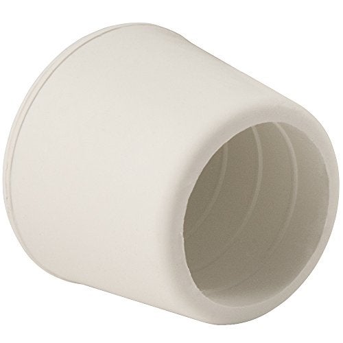 SoftTouch أغطية أرجل الكراسي المطاطية المستديرة SoftTouch 4 عبوة 7/8" – واقيات أرضية قابلة للانزلاق للكراسي القابلة للطي، الطاولات والكرسي – تمنع الخدوش وتقلل الضوضاء، بيضاء - Image 2