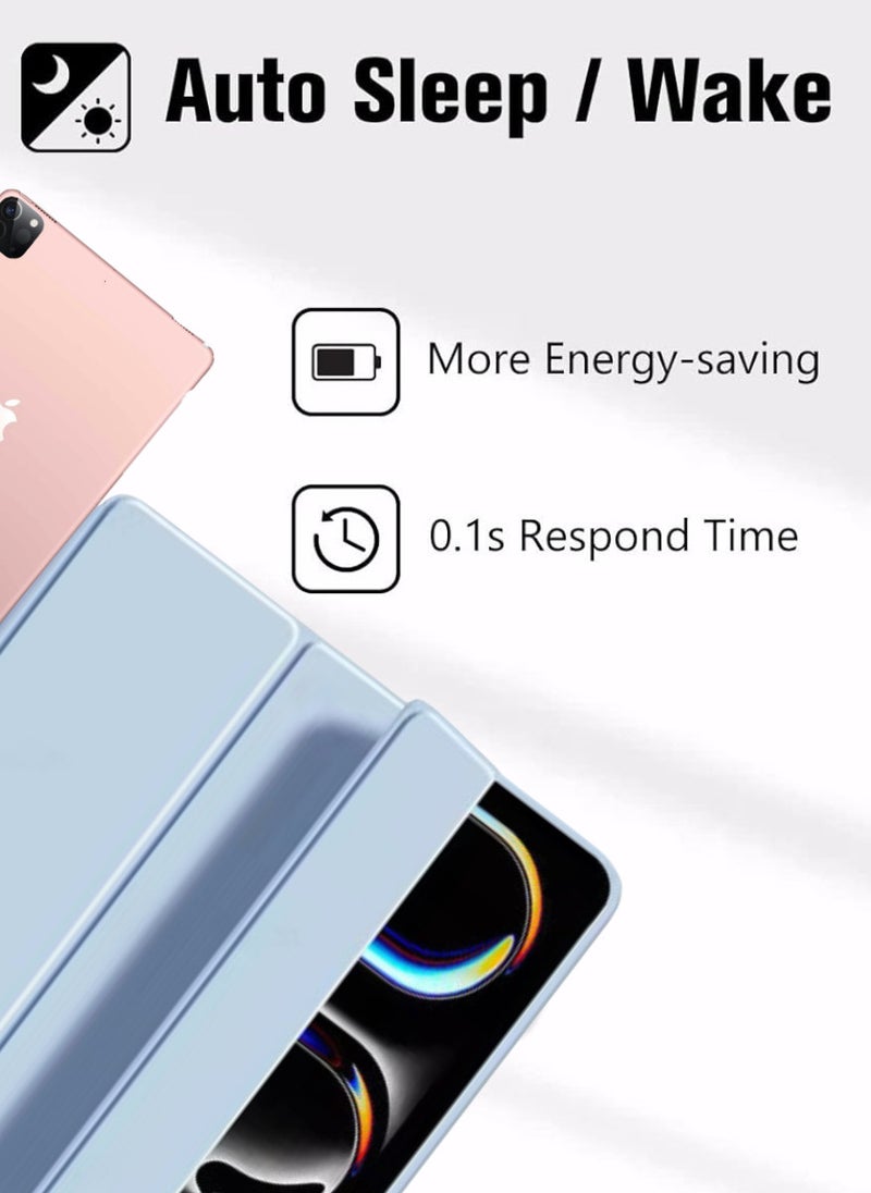 Blueberry Smart Case For iPad Pro 11 Inch Case 2024 with Pencil Holder - Image 3