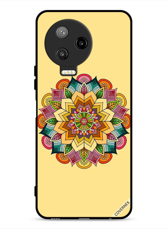 Covernex Infinix Note 12 Pro 4G Protective Case Cover Round Mandala Pattern - Image 1